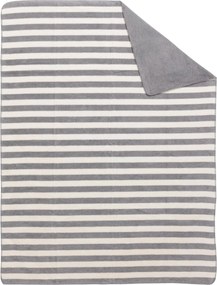 Koc Cosy Home 150x200cm Gray Stripes