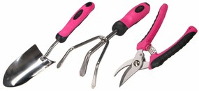 Sixtol Zestaw narzędzi ogrodniczych GARDEN PINK 3,3 szt.