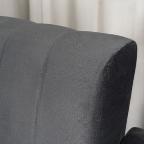 Zestaw Dwuosobowa Sofa PORTO i Fotel Wypoczynkowy PORTO Szary do Salonu Nowoczesny