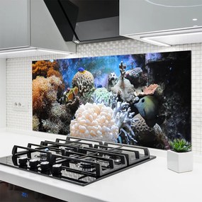 Szkło Ozdobne do Kuchni Bogactwo Oceanicznej Rafy