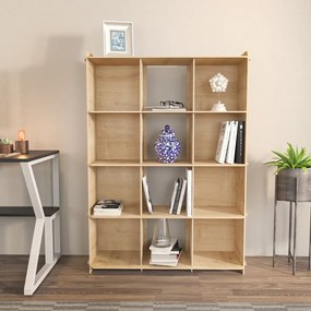 Regał w dekorze dębu 92,5x132 cm Zimba – Kalune Design