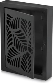 Metalowa skrzynka na klucze LEAVES, 30 x 22 x 5 cm