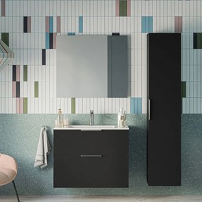 Zestaw mebli łazienkowych TIM 80 cm z umywalką ceramiczną