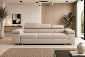 Elegancka kanapa Ardi Linea z funkcją spania regulowane zagłówki 275 cm