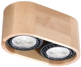 Drewniany podwójny plafon - S181-Elvon