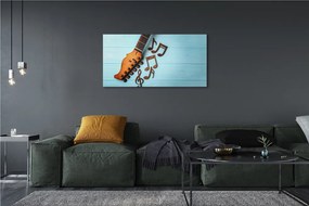 Fotoobraz na płótnie Akordy Zapisaną Nutą