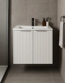 Szafka biała pod umywalkę 60 cm H5-S48