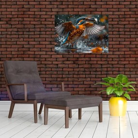 Obraz na szkle - Styczeń (70x50 cm)