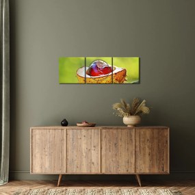 Obraz kasztanowów (z zegarem) (90x30 cm)