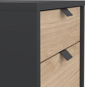 Kontenerek na kółkach 3 szuflady Sign jackson hickory/szary mat