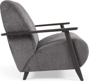 Szary fotel Meghan − Kave Home