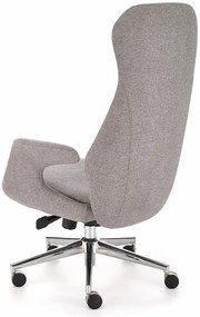 Fotel popielaty obrotowy do komputera F8-N06