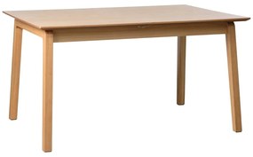 Rozkładany stół z blatem w dekorze dębu 95x200 cm Bari – Unique Furniture