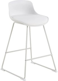 Biały hoker (wysokość siedziska 66 cm) Tina – Actona