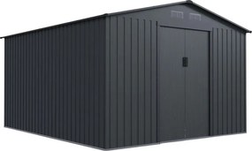 DOMEK NARZĘDZIOWY Z FUNDAMENTEM 308X270X192 CM ANTRACYT