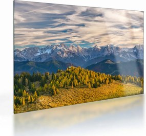 Obraz na szkle - panorama górska (70x50 cm)