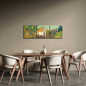 Obraz - Imitator of Vincent van Gogh, Landscape, reprodukcje (z zegarem) (90x30 cm)