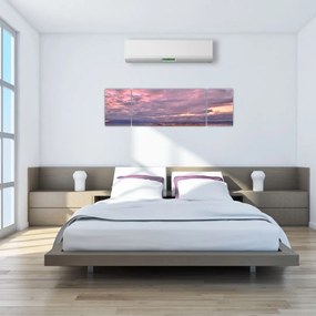 Obraz - Zmierzch nad miastem (170x50 cm)