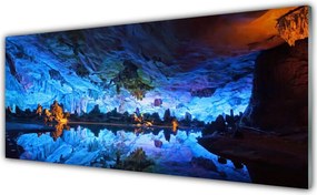 Panel Szklany Blask w Lodowej Grocie