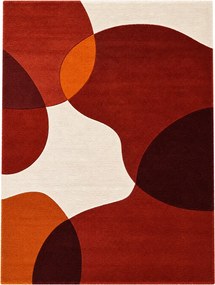 Dywan wełniany Dune ręcznie tkany Łagodne Formy Terrakota 300 x 400 cm