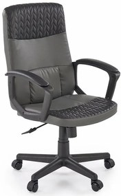 Fotel nowoczesny obrotowy czarny + popiel G8-L99