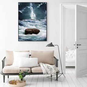 Plakat - Burzliwe morze (A4)