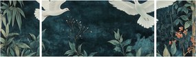 Obraz - Dwa gołębie (170x50 cm)