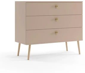 Komoda LEBEL 2 z szufladami 100cm macchiato MELIMEBLE