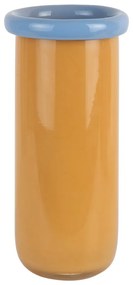 Musztardowy szklany wazon (wysokość 30,5 cm) Plegado – PT LIVING