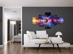 Obraz - Układ Słoneczny (125x70 cm)