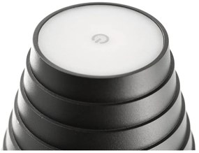 Czarna lampa stołowa LED (wysokość 37 cm) Fizzi – GTV
