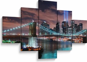 Obraz - Nowy Jork, Manhattan (125x70 cm)