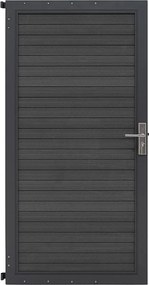 Brama panelowa kompozytowa - szara