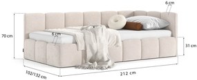 Łóżko Auro Twin Low