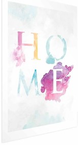 Plakat Tęczowe home 60x90 cm bez ramy z marginesem ARTGEIST B