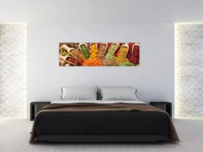 Obraz - Przyprawy z całego świata (170x50 cm)