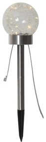 Wielofunkcyjna solarna ogrodowa lampa LED Star Trading Glory, ø 12 cm