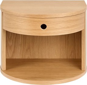 Szafka nocna w dekorze dębu w jasnym naturalnym kolorze Paron – Actona