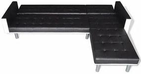 Rozkładany czarny narożnik - Iwez 5Q