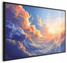 Plakat Symfonia barw 90x60 cm z ramą czarną bez marginesu ARTGEIST B