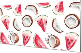 Panel szklany do Kuchni Duet Kokosa i Arbuza