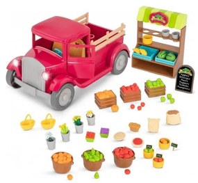 Li'l Woodzeez - Toy zestaw famer's ciężarówka z food stand 3xAAA