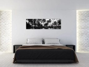 Obraz tropikalnej wyspy (170x50 cm)