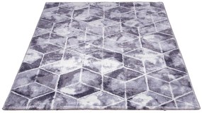 Dywan nowoczesny Reflection Romby szaro-kremowy  120 cm x 170 cm