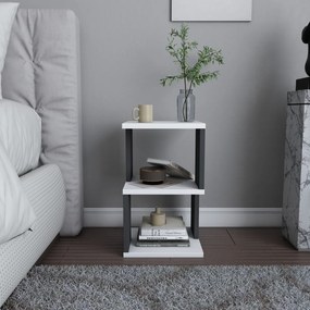 Stolik nocny Carter White Anthracite