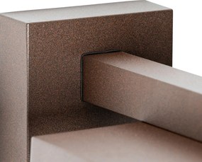 Inteligentny kinkiet zewnętrzny rdzawobrązowy IP44 z WiFi ST64 - Charlois