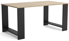 Stolik kawowy Ława Stół 90 cm MORI Czarny/Dąb Sonoma