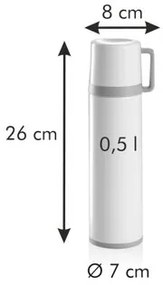 Tescoma Termos z kubkiem CONSTANT CREAM, 0,5 l