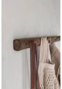 Brązowy wieszak ścienny z litego drewna dębowego 72 cm Roots – Mette Ditmer Denmark