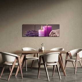 Obraz rzeczy spa (z zegarem) (90x30 cm)